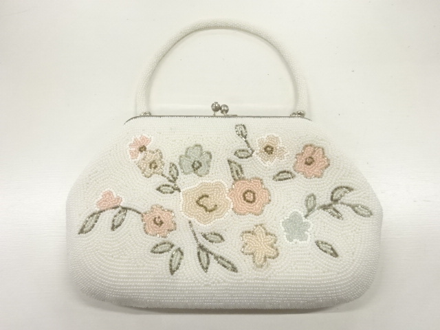 JAPANESE KIMONO / ANTIQUE BAG / BEADS